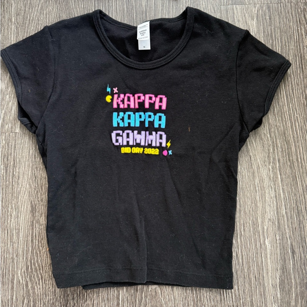 KKG kappa kappa gamma bid day baby tee merch